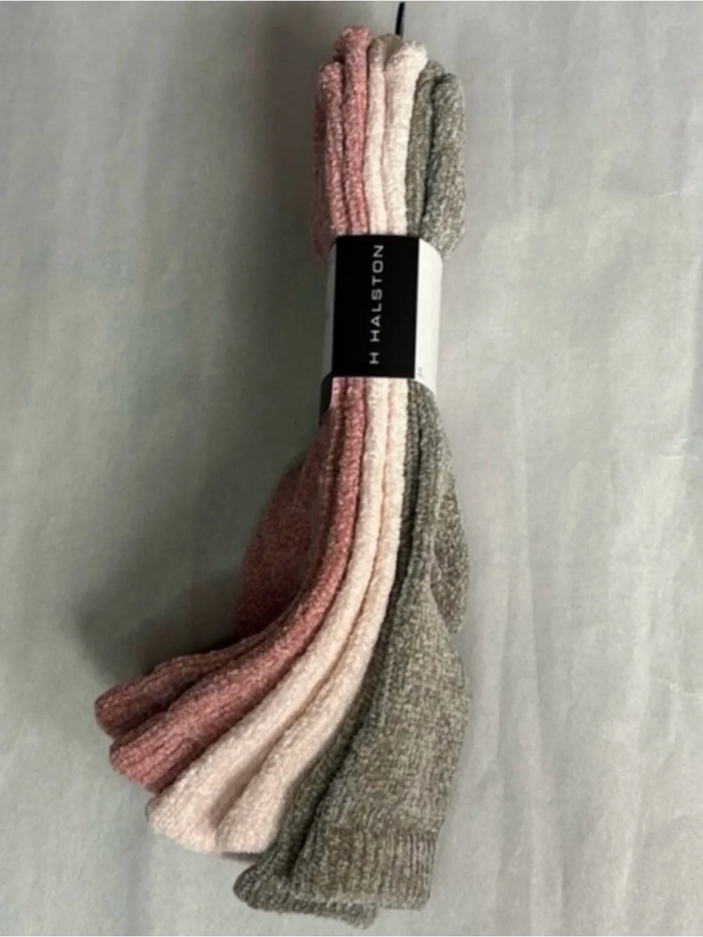 New H by Halston Socks Women’s 3 Pair Pink & Tan Ultra Soft Sock Casual Active